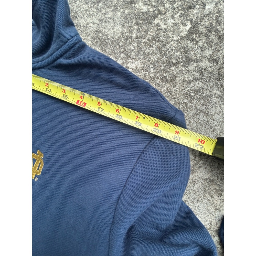 Vineyard Vines Notre Dame 1/4 Zip Pullover XL Navy Utility Preppy Heritage Irish - Picture 7 of 7